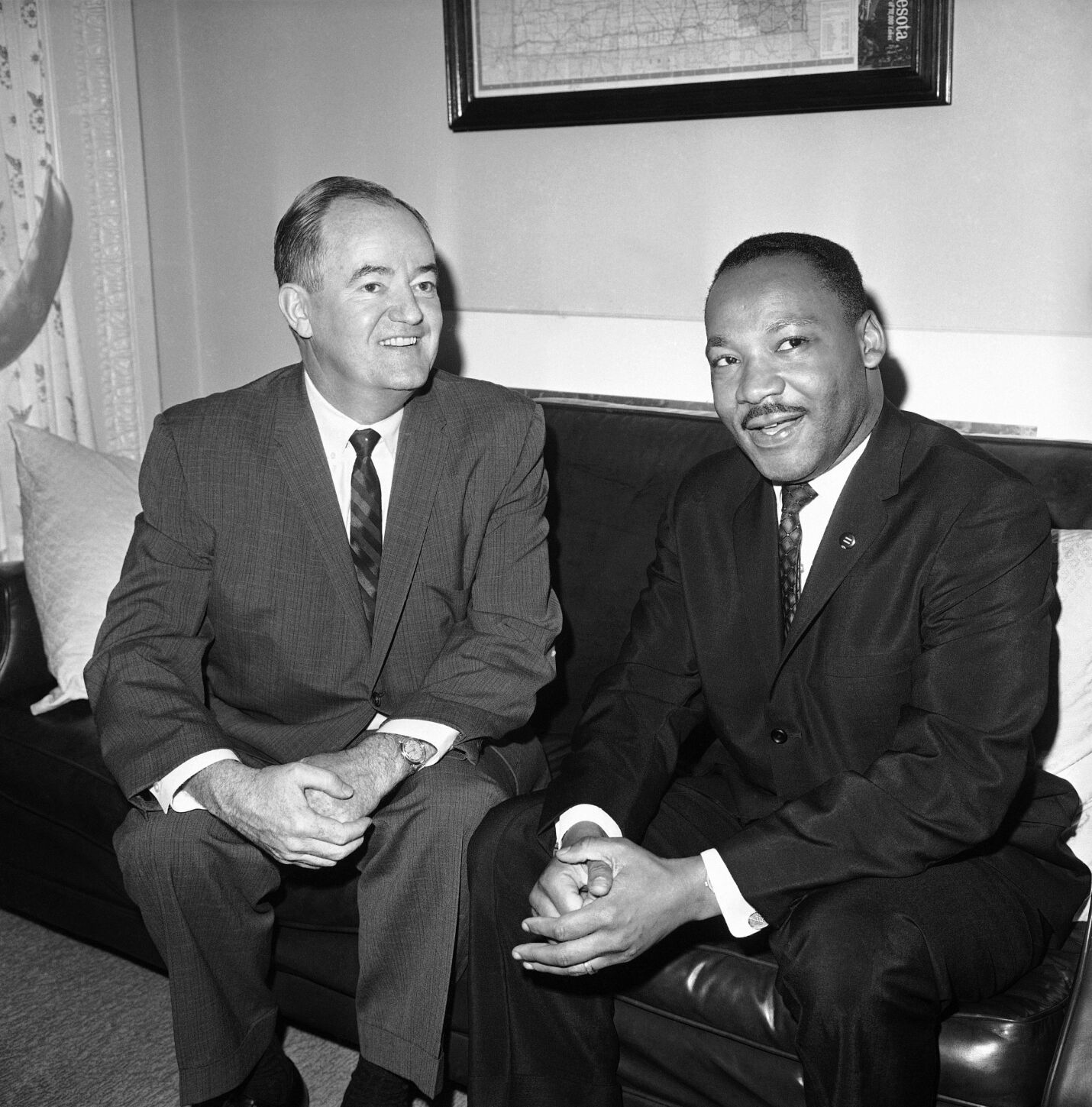 1968 — Hubert Humphrey (D), 48.0%